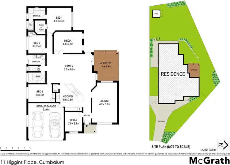 Floorplan of Homely house listing, 11 Higgins Place, Cumbalum NSW 2478