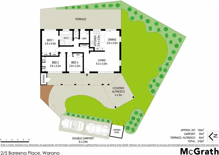 Floorplan of Homely house listing, 2/5 Bareena Place, Warana QLD 4575