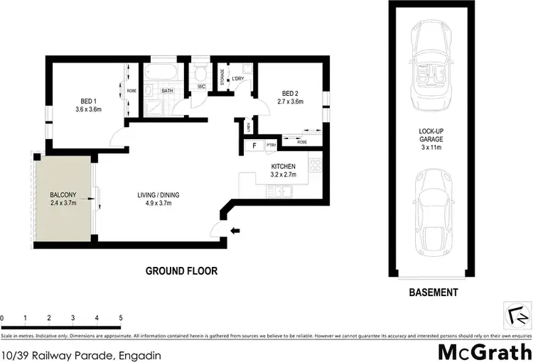 Floorplan of Homely apartment listing, 10/39 Railway Parade, Engadine NSW 2233