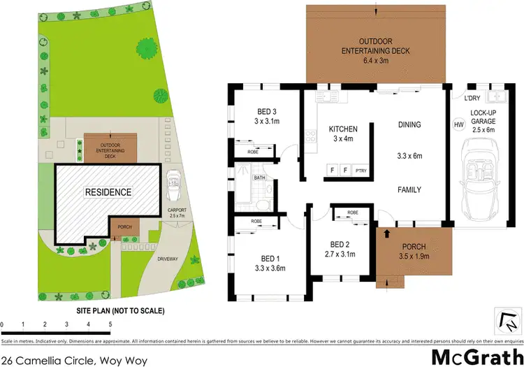 Floorplan of Homely house listing, 26 Camellia Circle, Woy Woy NSW 2256