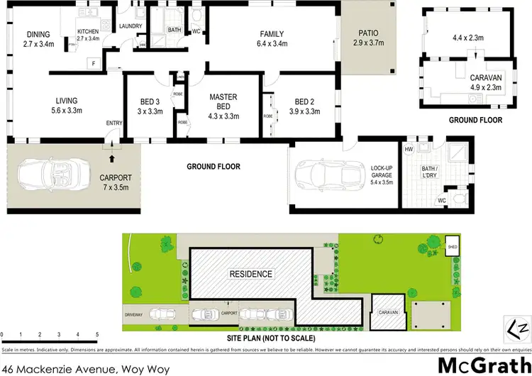 Floorplan of Homely house listing, 46 Mackenzie Avenue, Woy Woy NSW 2256
