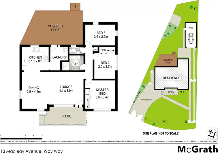 Floorplan of Homely house listing, 13 Macleay Avenue, Woy Woy NSW 2256