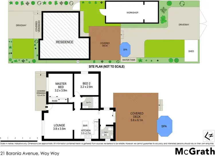 Floorplan of Homely house listing, 21 Boronia Avenue, Woy Woy NSW 2256