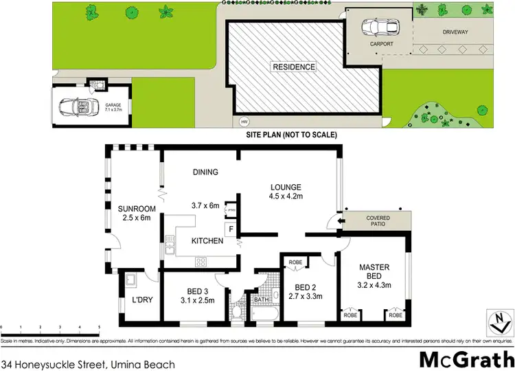 Floorplan of Homely house listing, 34 Honeysuckle Street, Umina Beach NSW 2257