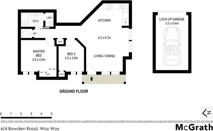Floorplan of Homely villa listing, 6/4 Bowden Road, Woy Woy NSW 2256