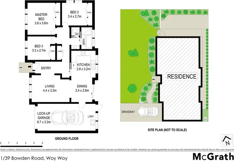 Floorplan of Homely villa listing, 1/39 Bowden Road, Woy Woy NSW 2256