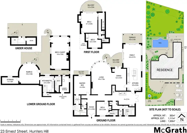 Floorplan of Homely house listing, 23 Ernest Street, Hunters Hill NSW 2110