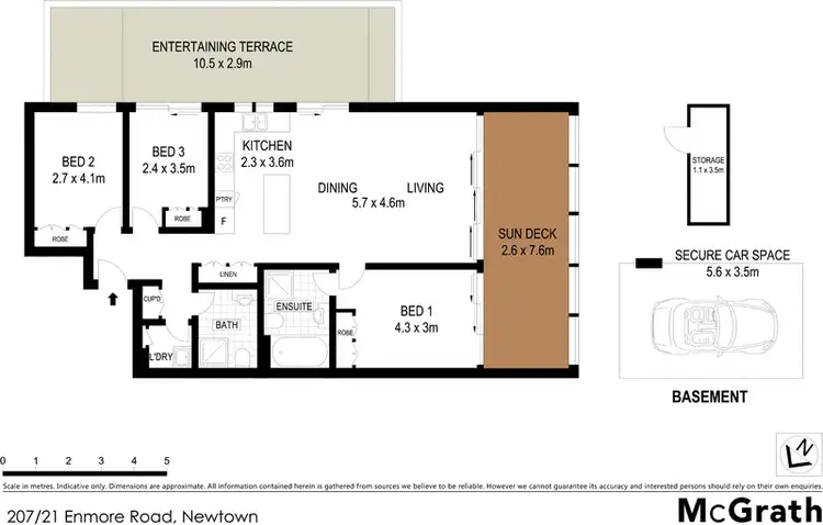 Floorplan of Homely apartment listing, 207/21 Enmore Road, Newtown NSW 2042