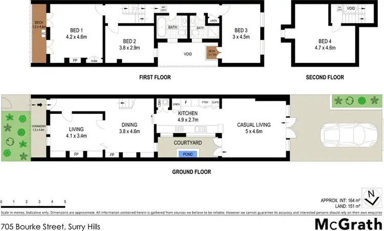 Floorplan of Homely house listing, 705 Bourke Street, Surry Hills NSW 2010
