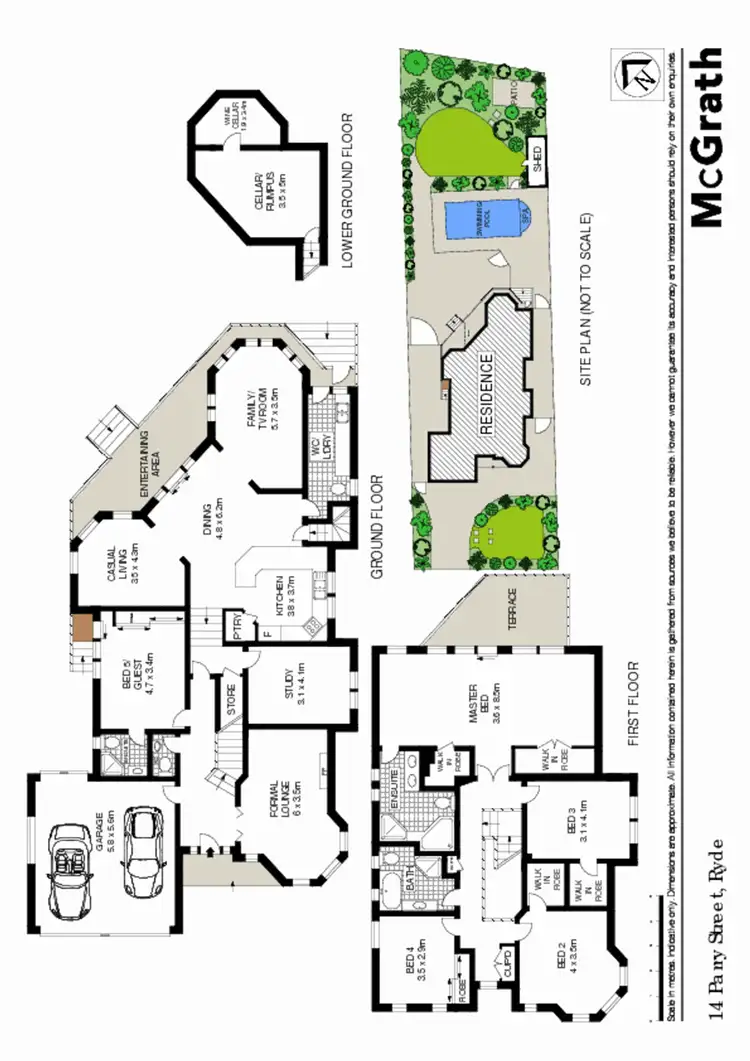 Floorplan of Homely house listing, 14 Parry Street, Ryde NSW 2112
