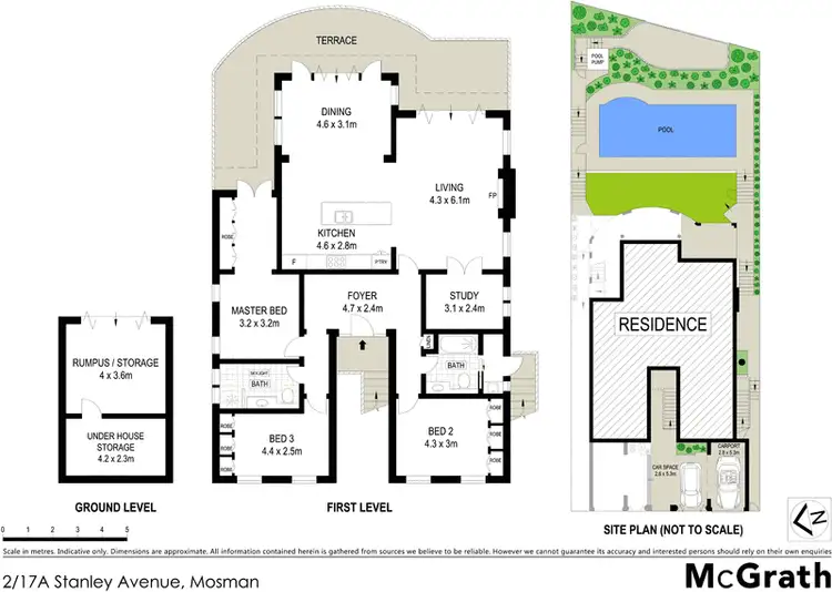Floorplan of Homely apartment listing, 2/17A Stanley Avenue, Mosman NSW 2088