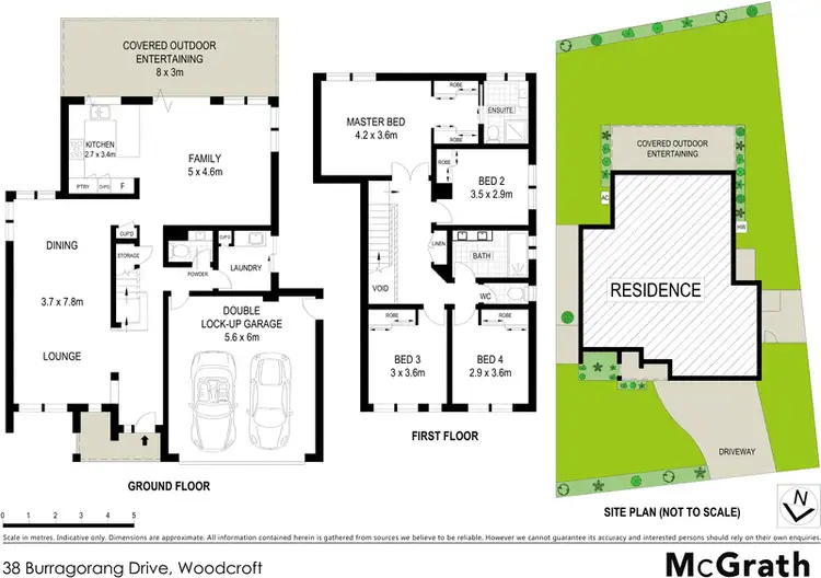 Floorplan of Homely house listing, 38 Burragorang Street, Woodcroft NSW 2767
