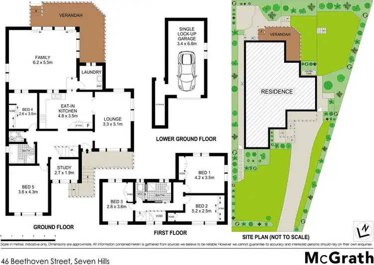 Floorplan of Homely house listing, 46 Beethoven Street, Seven Hills NSW 2147