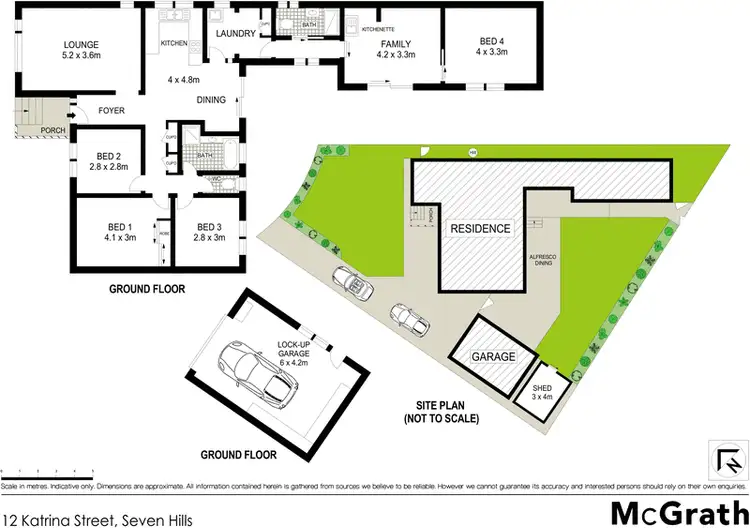 Floorplan of Homely house listing, 12 Katrina Street, Seven Hills NSW 2147