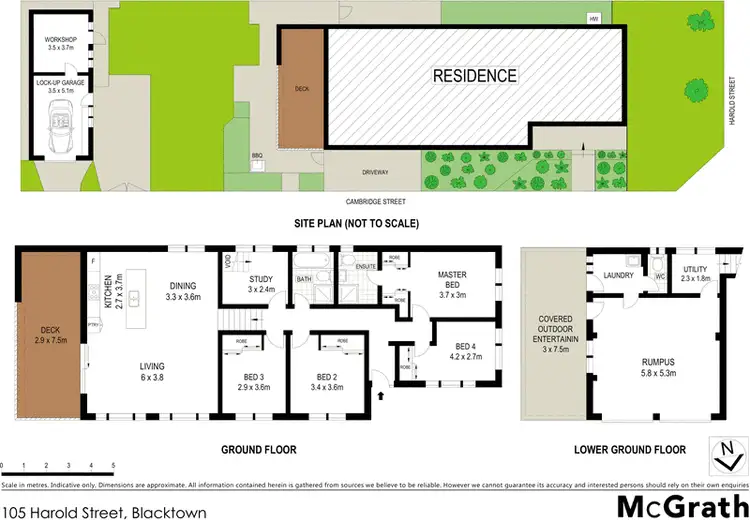 Floorplan of Homely house listing, 105 Harold Street, Blacktown NSW 2148