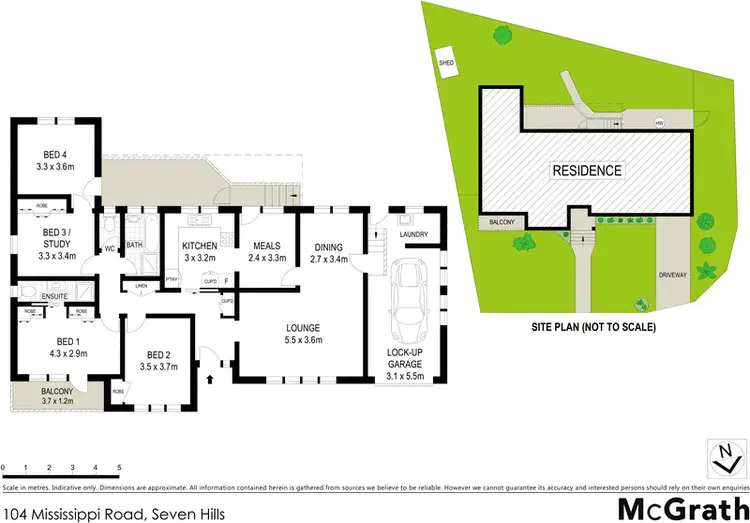 Floorplan of Homely house listing, 104 Mississippi Road, Seven Hills NSW 2147