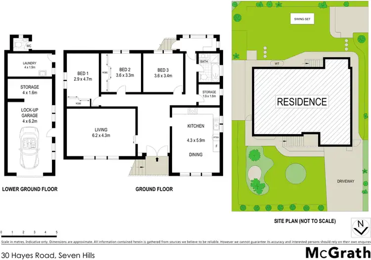 Floorplan of Homely house listing, 30 Hayes Road, Seven Hills NSW 2147