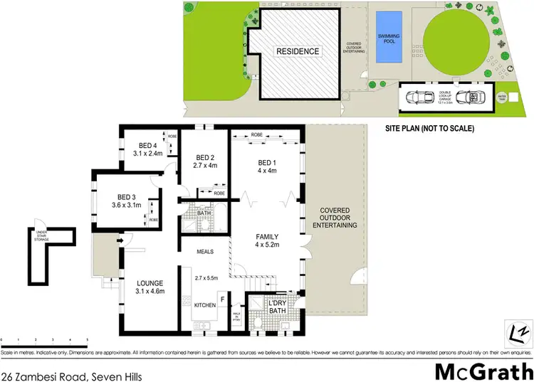 Floorplan of Homely house listing, 26 Zambesi Road, Seven Hills NSW 2147