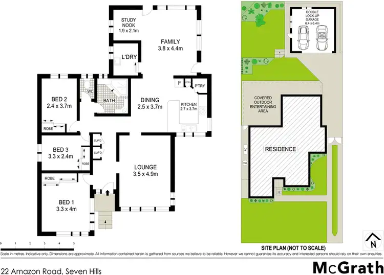Floorplan of Homely house listing, 22 Amazon Road, Seven Hills NSW 2147