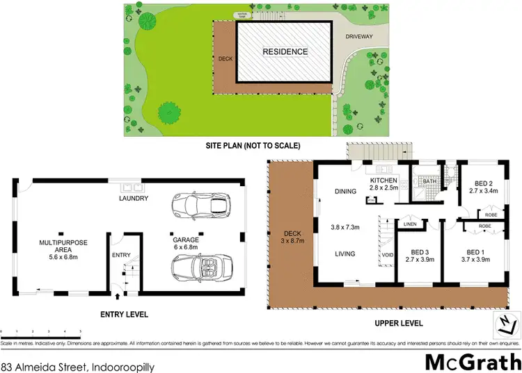 Floorplan of Homely house listing, 83 Almeida Street, Indooroopilly QLD 4068