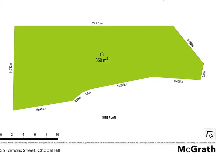Floorplan of Homely land listing, 35 Tamarix Street, Chapel Hill QLD 4069