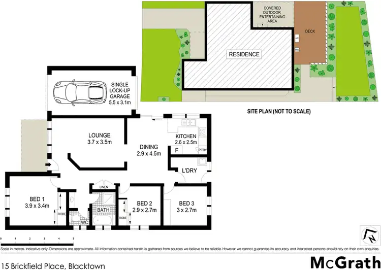 Floorplan of Homely house listing, 15 Brickfield Place, Blacktown NSW 2148