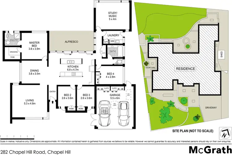Floorplan of Homely house listing, 282 Chapel Hill Road, Chapel Hill QLD 4069