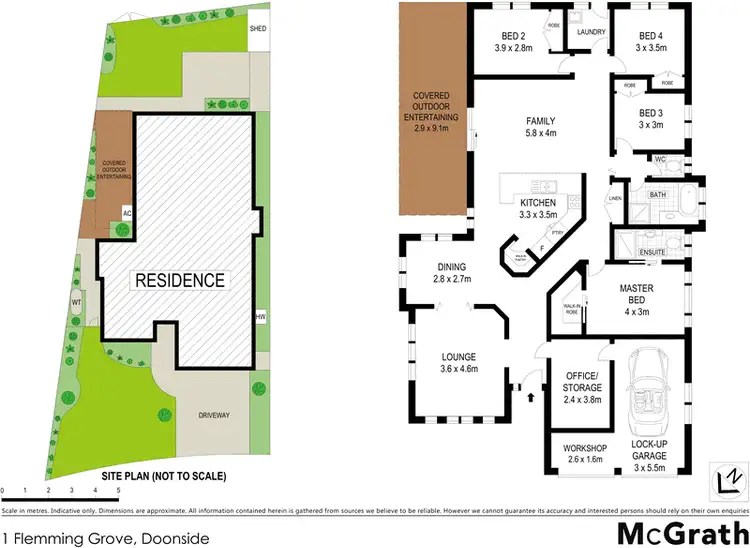 Floorplan of Homely house listing, 1 Flemming Grove, Doonside NSW 2767