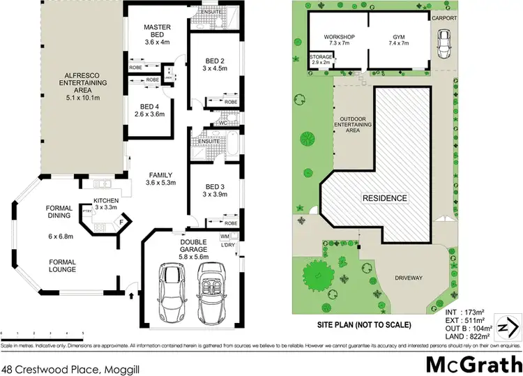 Floorplan of Homely house listing, 48 Crestwood Place, Moggill QLD 4070
