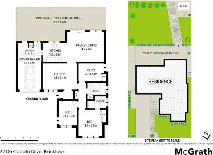 Floorplan of Homely house listing, 62 De Castella Drive, Blacktown NSW 2148