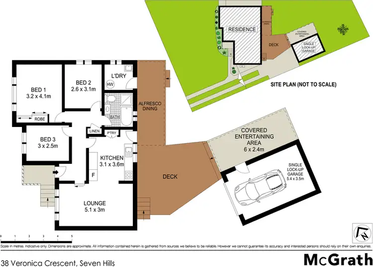 Floorplan of Homely house listing, 38 Veronica Crescent, Seven Hills NSW 2147