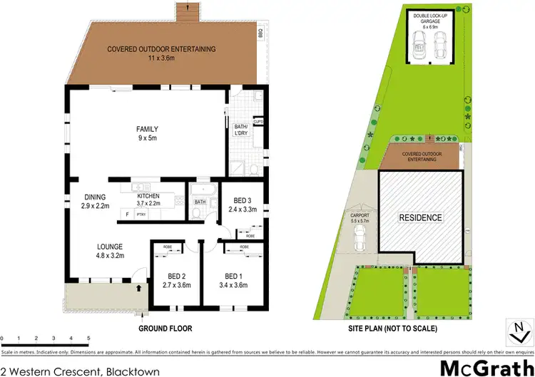 Floorplan of Homely house listing, 2 Western Crescent, Blacktown NSW 2148