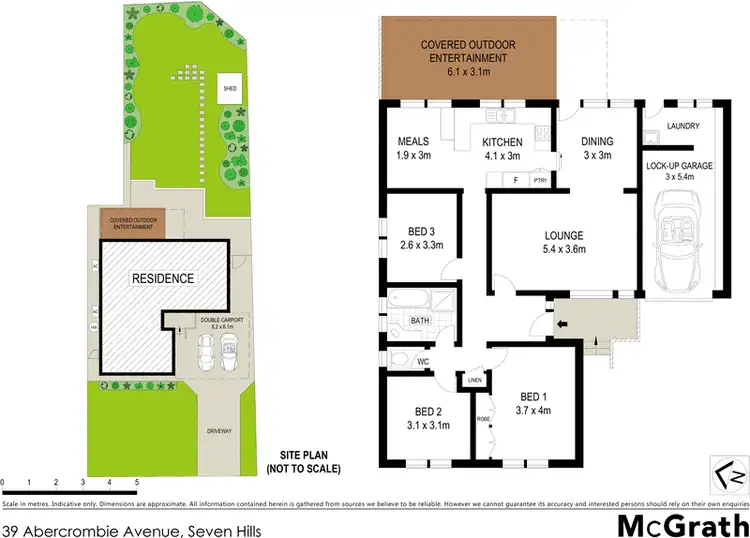 Floorplan of Homely house listing, 39 Abercrombie Avenue, Seven Hills NSW 2147