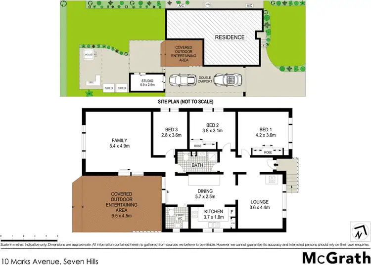 Floorplan of Homely house listing, 10 Marks Avenue, Seven Hills NSW 2147
