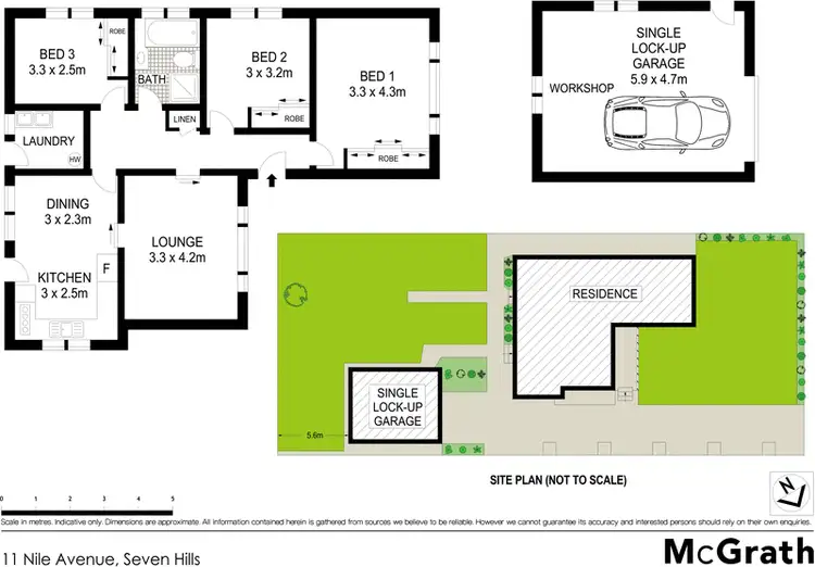 Floorplan of Homely house listing, 11 Nile Avenue, Seven Hills NSW 2147