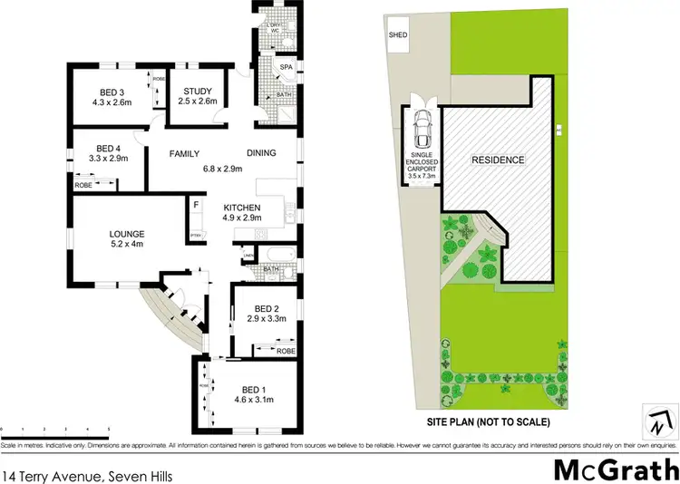 Floorplan of Homely house listing, 14 Terry Avenue, Seven Hills NSW 2147