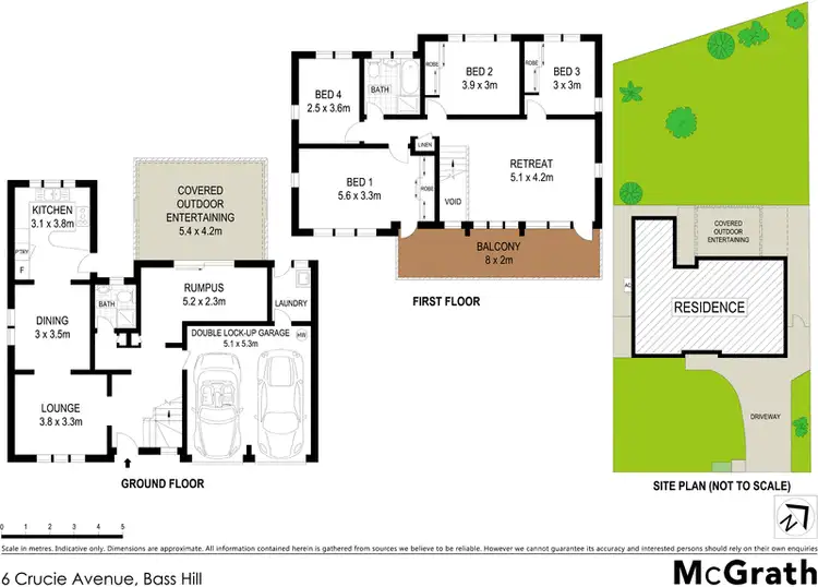 Floorplan of Homely house listing, 6 Crucie Avenue, Bass Hill NSW 2197