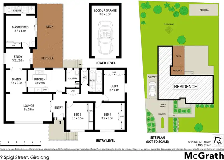 Floorplan of Homely house listing, 9 Spigl Street, Giralang ACT 2617