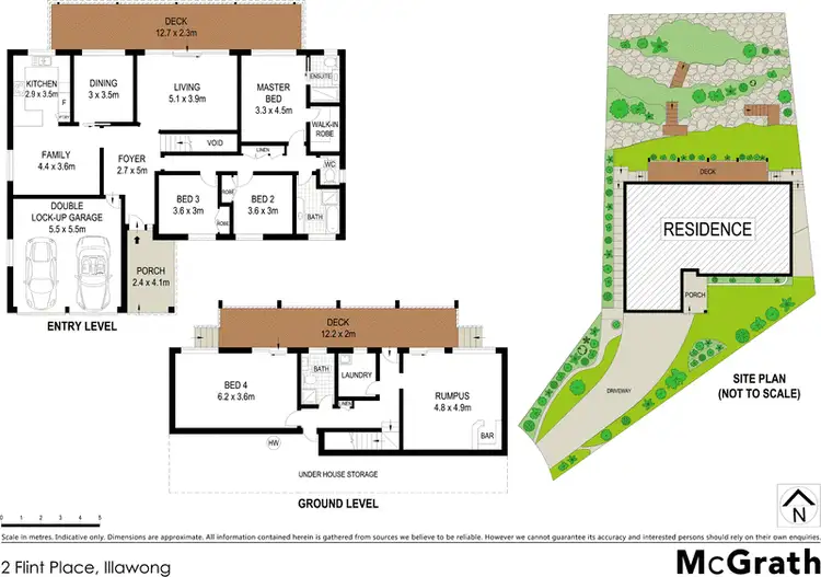 Floorplan of Homely house listing, 2 Flint Place, Illawong NSW 2234
