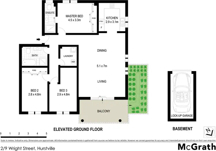 Floorplan of Homely apartment listing, 2/9 Wright Street, Hurstville NSW 2220