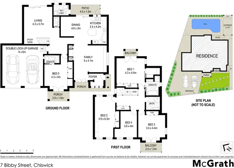 Floorplan of Homely house listing, 7 Bibby Street, Chiswick NSW 2046