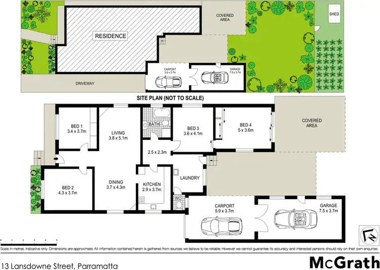 Floorplan of Homely house listing, 13 Lansdowne Street, Parramatta NSW 2150