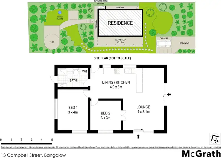 Floorplan of Homely house listing, 13 Campbell Street, Bangalow NSW 2479