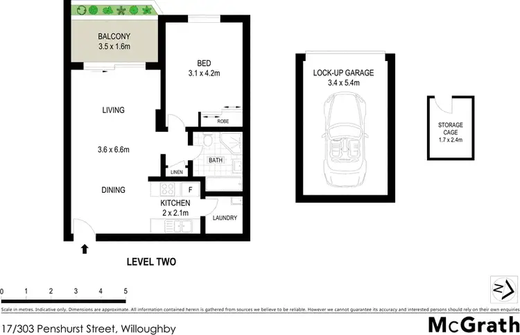 Floorplan of Homely apartment listing, 17/303 Penshurst Street, Willoughby NSW 2068
