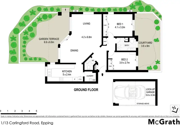 Floorplan of Homely apartment listing, 1/13 Carlingford Road, Epping NSW 2121