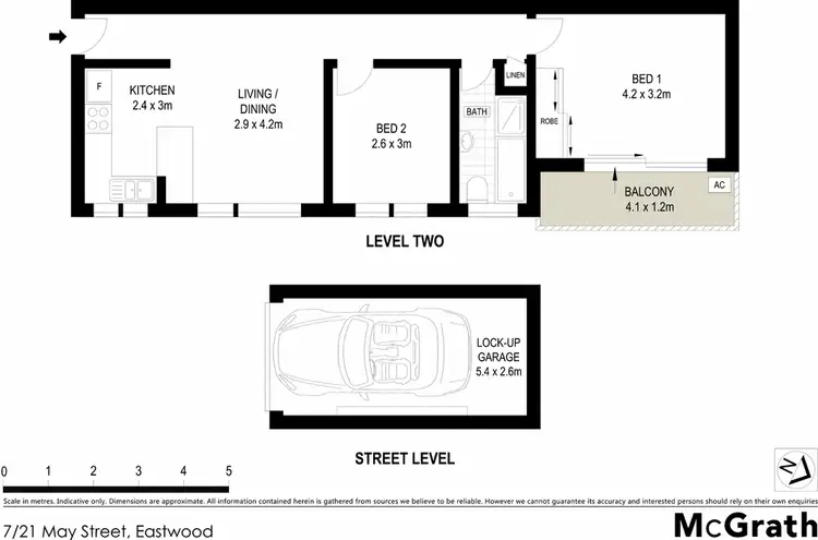 Floorplan of Homely apartment listing, 7/21 May Street, Eastwood NSW 2122