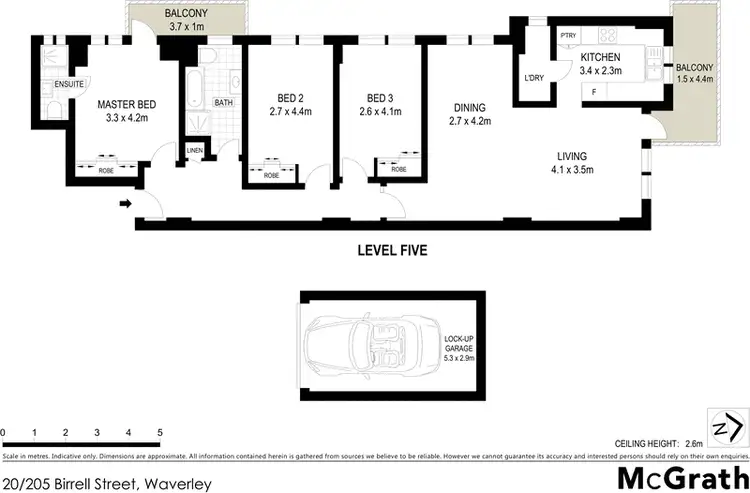Floorplan of Homely apartment listing, 20/205 Birrell Street, Waverley NSW 2024