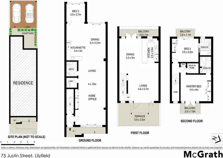 Floorplan of Homely house listing, 75 Justin Street, Lilyfield NSW 2040