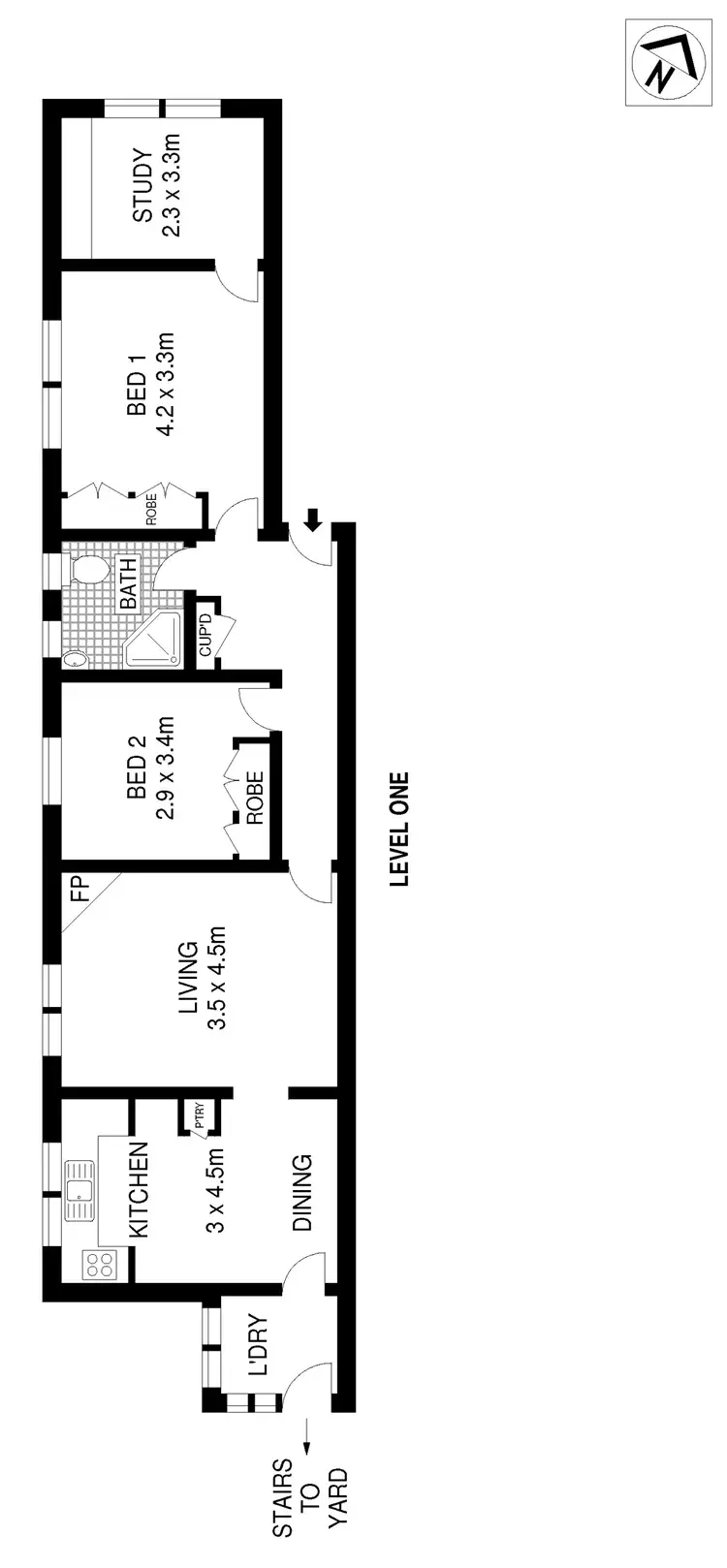 Floorplan of Homely apartment listing, 4/32 Victoria Avenue, Concord West NSW 2138