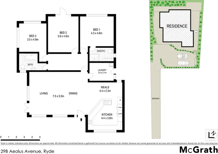 Floorplan of Homely house listing, 29B Aeolus Avenue, Ryde NSW 2112